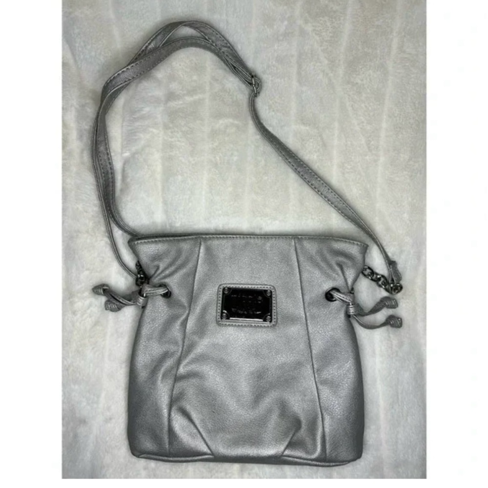 Nicole Silver Shoulder Bag